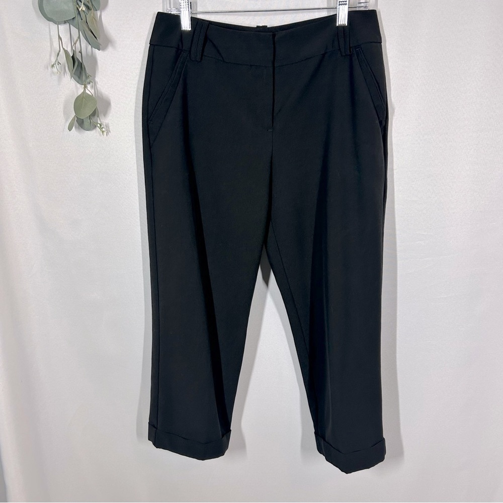 Worthington | Cropped Modern Fit Trousers Dress Pants Black Women’s Size 10T